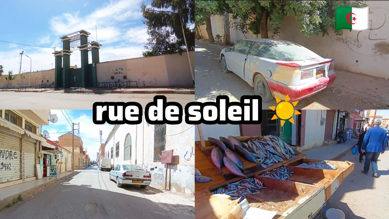 سيدي بلعباس اليوم 25 04 2024 rue de soleil Sidi Bel Abbès aujourd'hui