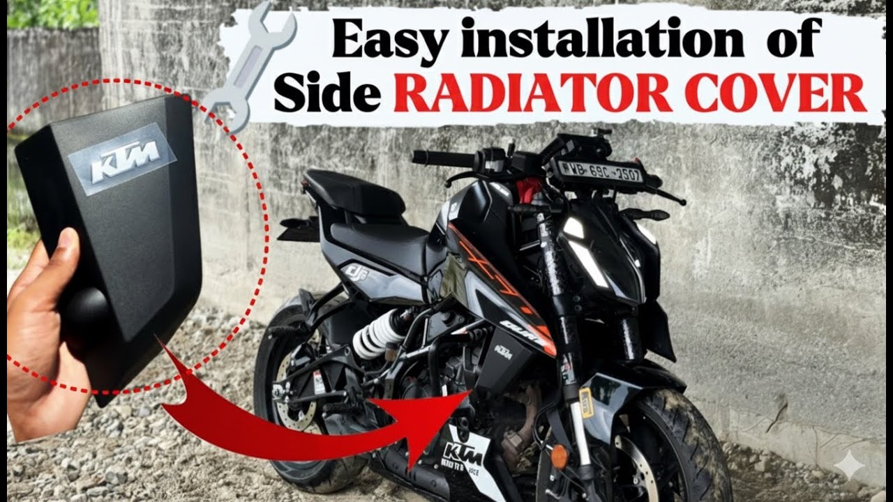 How to Install Side Radiator Cover on KTM Duke 250 Gen 3 | Step-by-Step Installation Guide