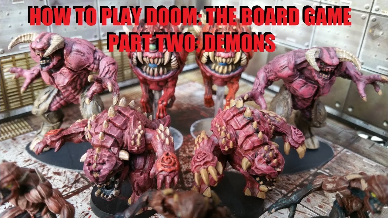 Learn to Play - DOOM: The Board Game (Part Two: Demons)