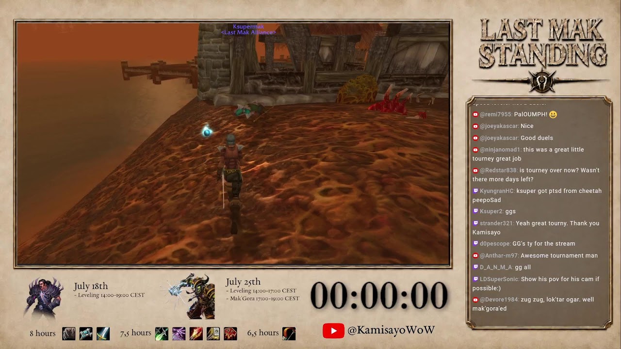 $500 HC Speedrun / Mak'Gora Tournament - Finals today