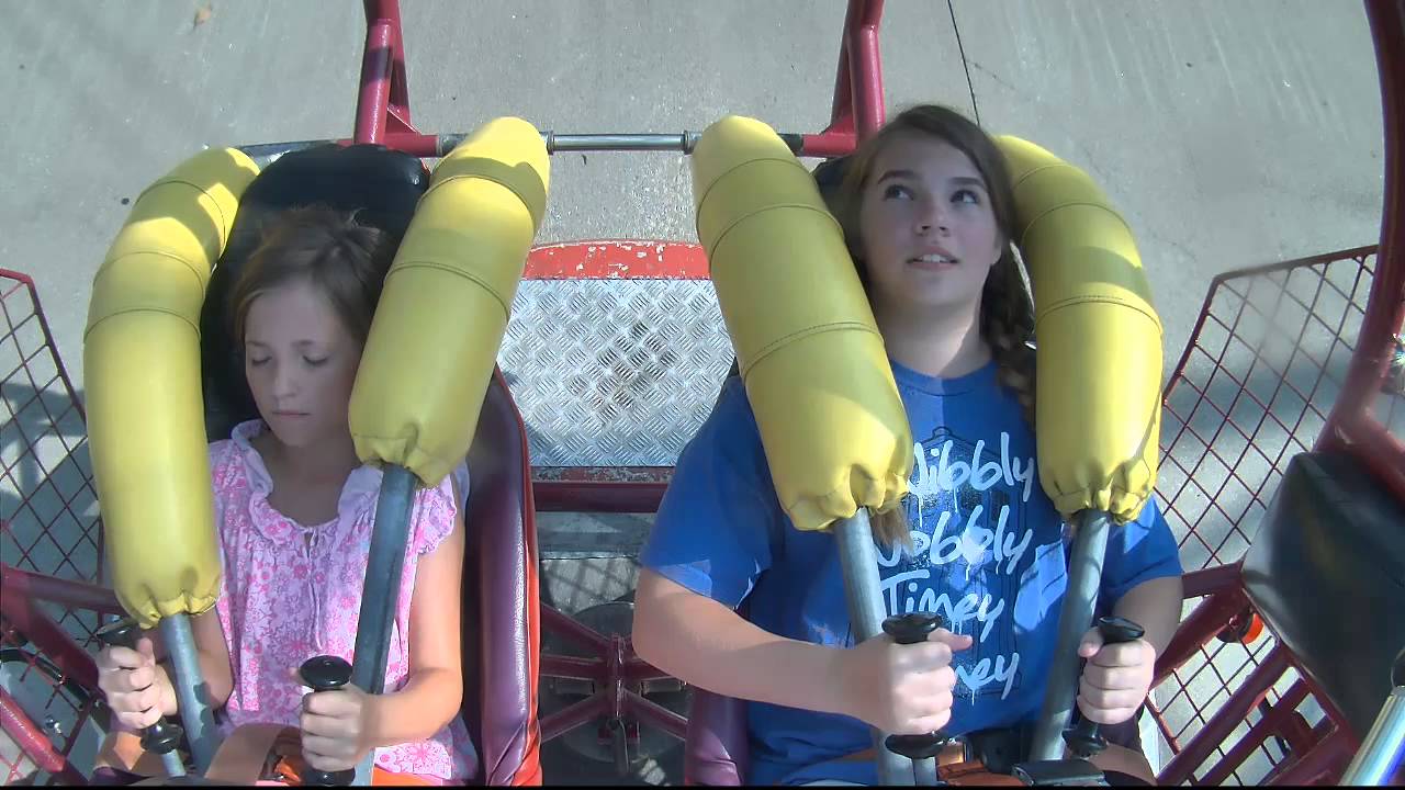 Hannah and Haylee on Sling Shot