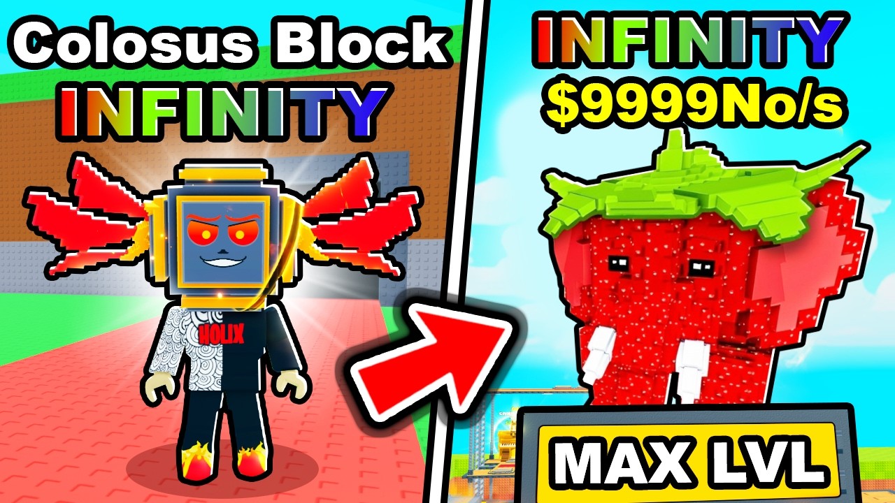 SKOŃCZYŁEM WSZYSTKO w BE A LUCKY BLOCK (ROBLOX)