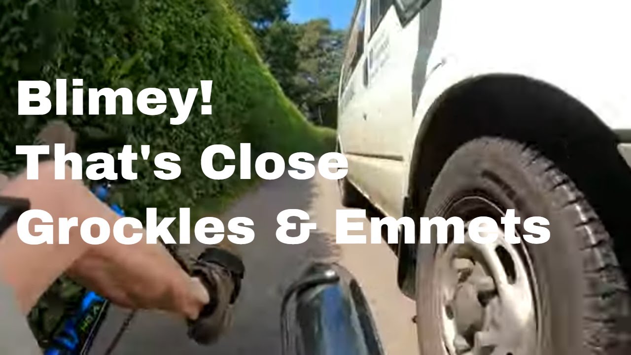 Recumbent ICE trike training ride  👉 A close call 🆗 Unusually busy road