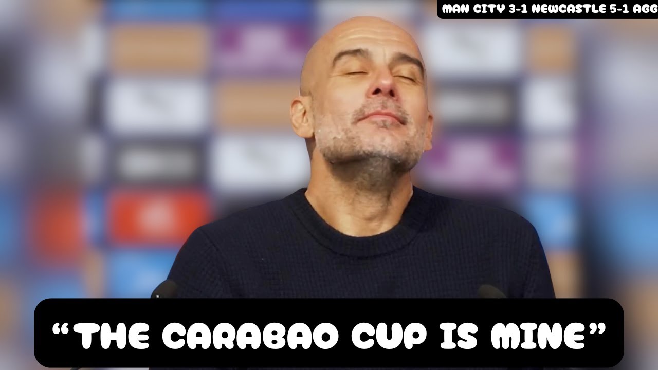 Pep Guardiola TROLL Mikel Arteta After Win - Post Match Interview - Man city vs Newcastle