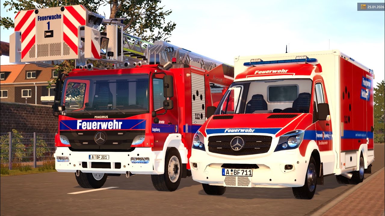 Frankfurt on Fire 🔥 Emergency Call 112 | Swap Body Truck Incident | Full Firefighter Response | 4K