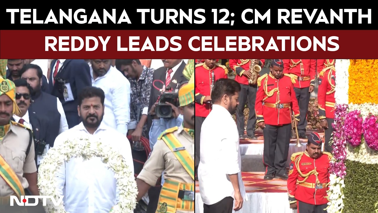 Telangana Day | CM Revanth Reddy Participates In Telangana State Formation Day