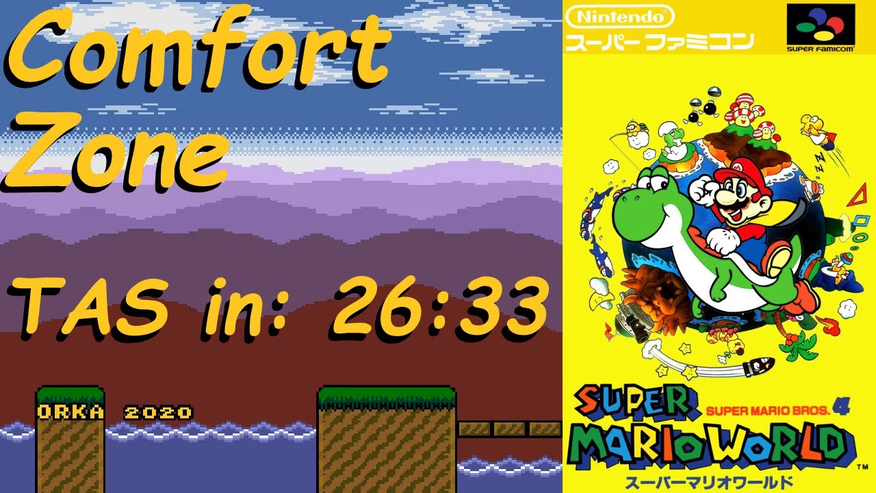 [TAS] Comfort Zone (SMW Hack) 100% in 26:33