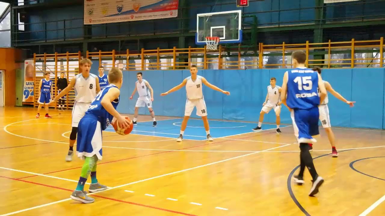 Mecz koszykówki U18 GIM'92 Ursynów - ROSA Radom
