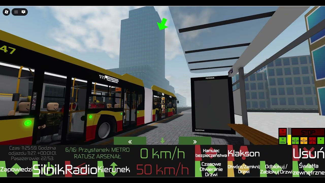 Roblox DTG2 #39 Linia 111 Kierunek Rondo Waszyngtona.