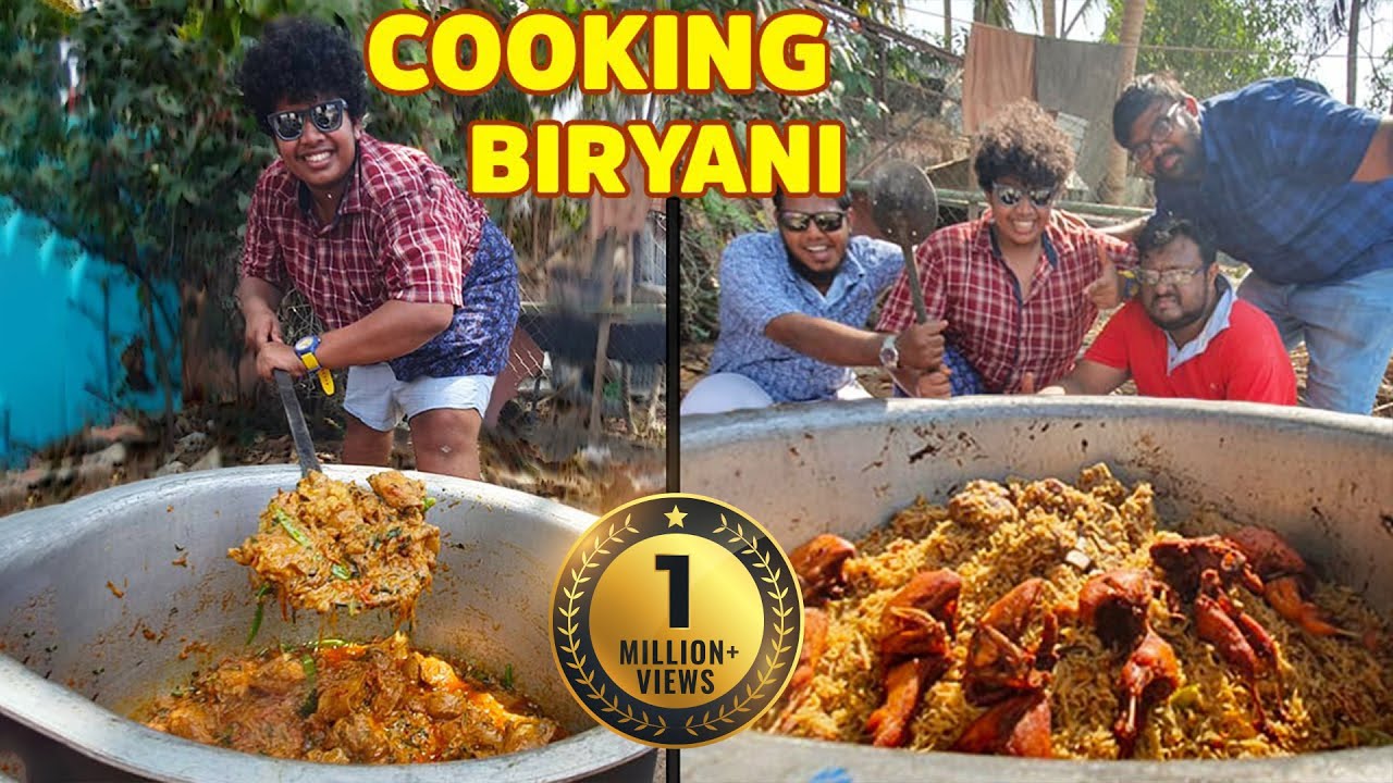 10 kg Mutton Biryani village cooking with family