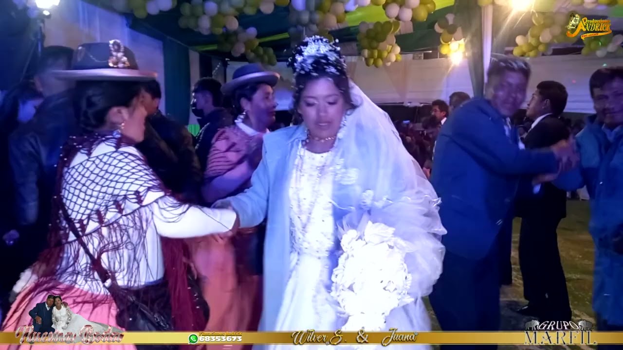 GRUPO MARFIL DESDE CBBA BOLIVIA BODA DE WILMER Y JUANA CARACOLLO 2022 PART 2