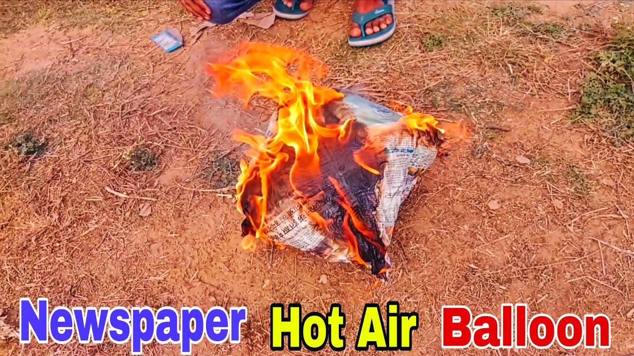 How To Make A Newspaper Hot Air Balloon 