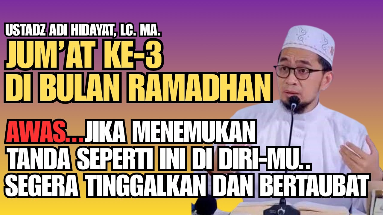 Tanda Tanda Akhir Zaman Mulai Terlihat di Bulan Ramadhan? Ini Penjelasan Ustadz Adi Hidayat