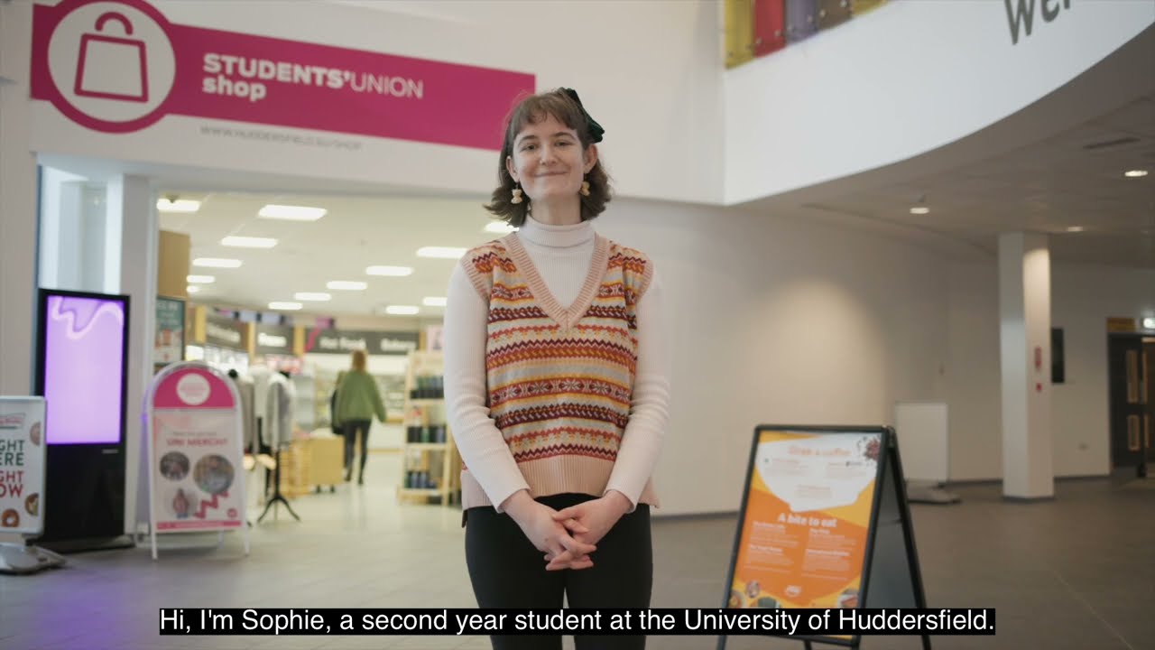 A tour of Student Central: Explore Student Life at the University of Huddersfield
