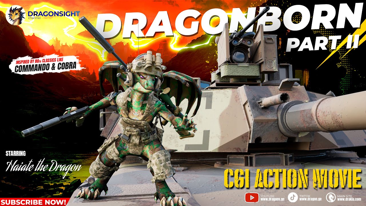Драконорождённая (2024) - Часть II 🐲 CGI 3D анимационный фантастический боевик