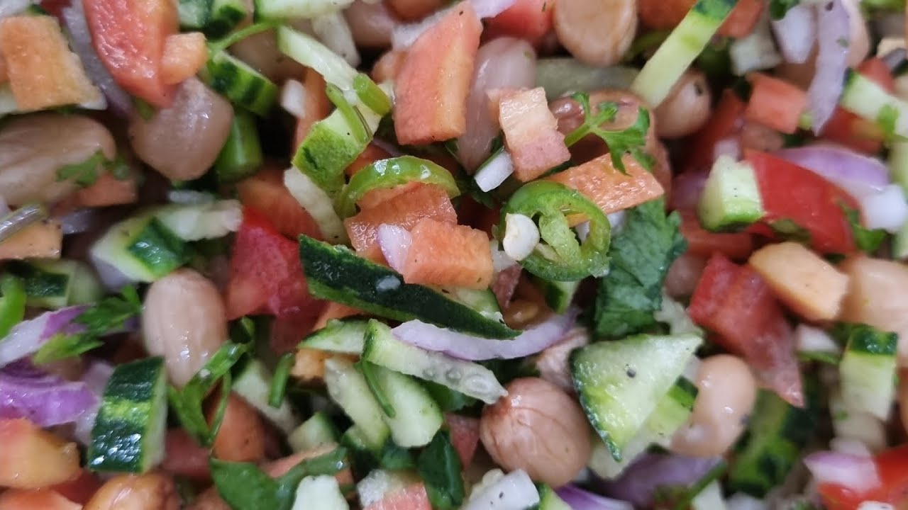  Healthy Peanut Salad | Quick Peanut Salad | Healthy Snack Idea