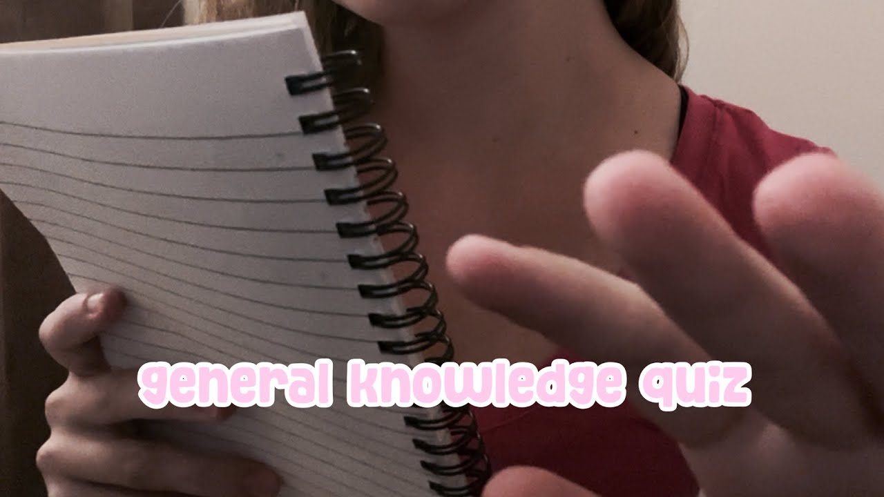 asmr general knowledge quiz