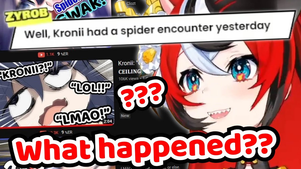 Chat Told The Aussie Bae About Kronii's Spider Incident