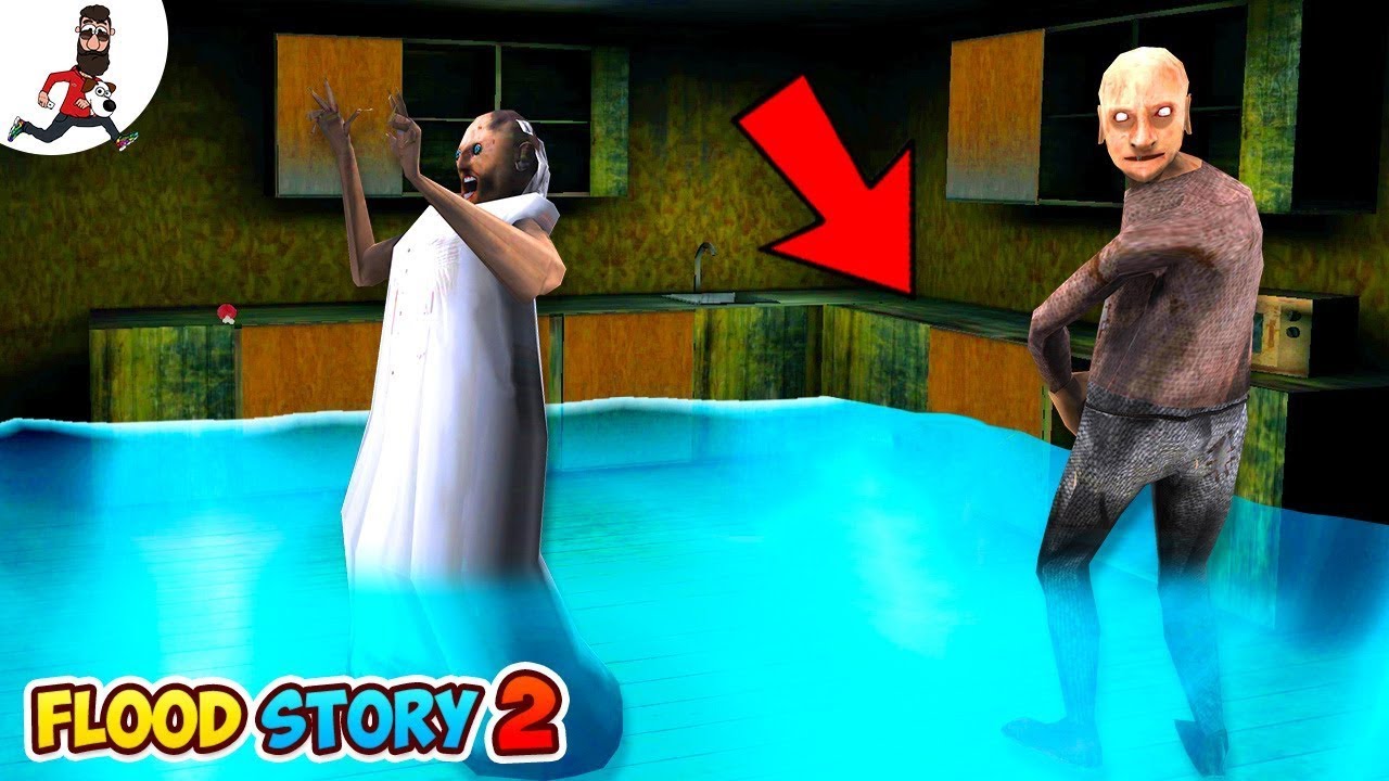 Flood in Granny's house 2 ★ Funny Animation Granny, Grandpa, Ice Scream