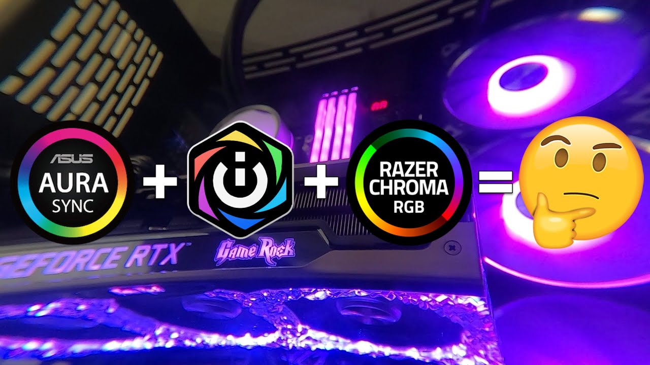 Руководство по совместной работе ASUS Aura, Corsair iCUE и Razer Chroma на английском языке. *ПРА...