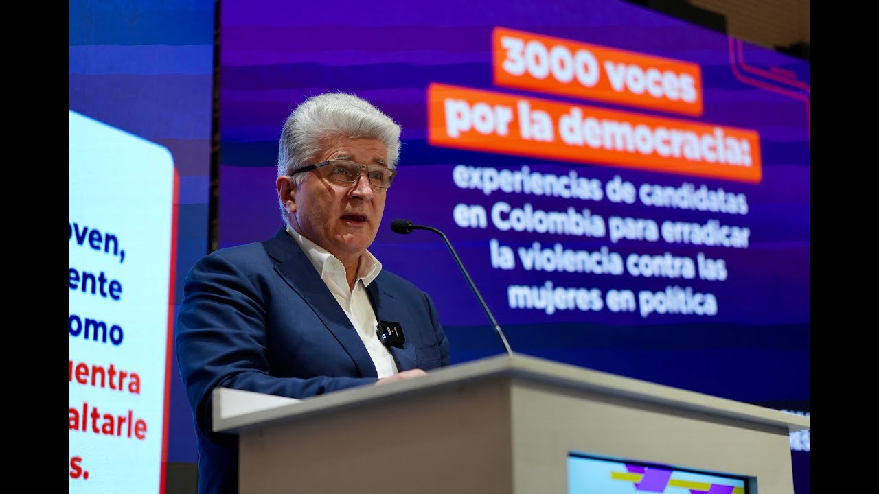 SRSG Miroslav Jenča en evento “3.000 voces por la democracia” de la Registraduría y ONU Mujeres.