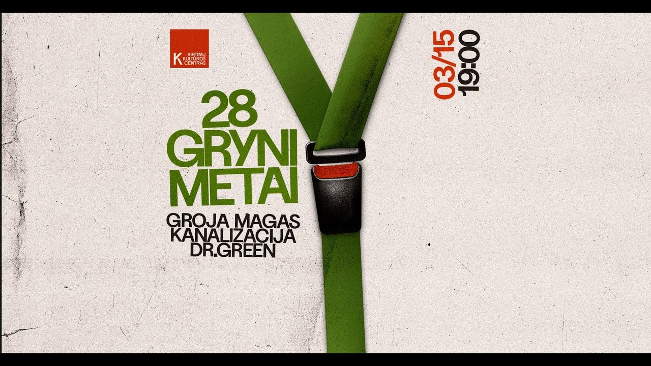 live @ Kirtimų kultūros centras || Kanalizacija | Dr. Green 03.15
