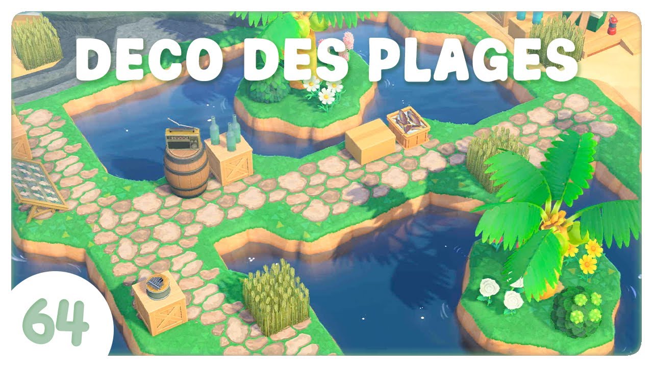 🏖️ Décoration des plages ! #64 | Animal Crossing New Horizons
