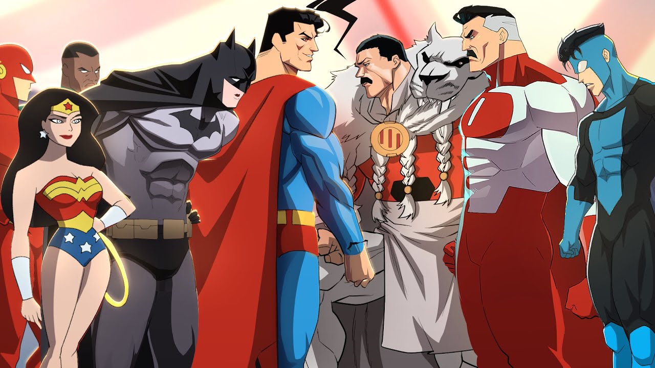 Justice league VS Invincible in EPIC Crossover Battle!
