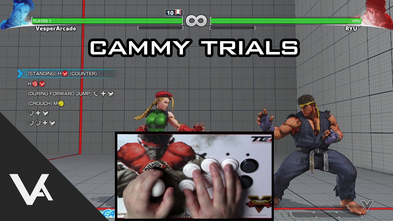 Street Fighter V / 5 Trial Mode - Cammy