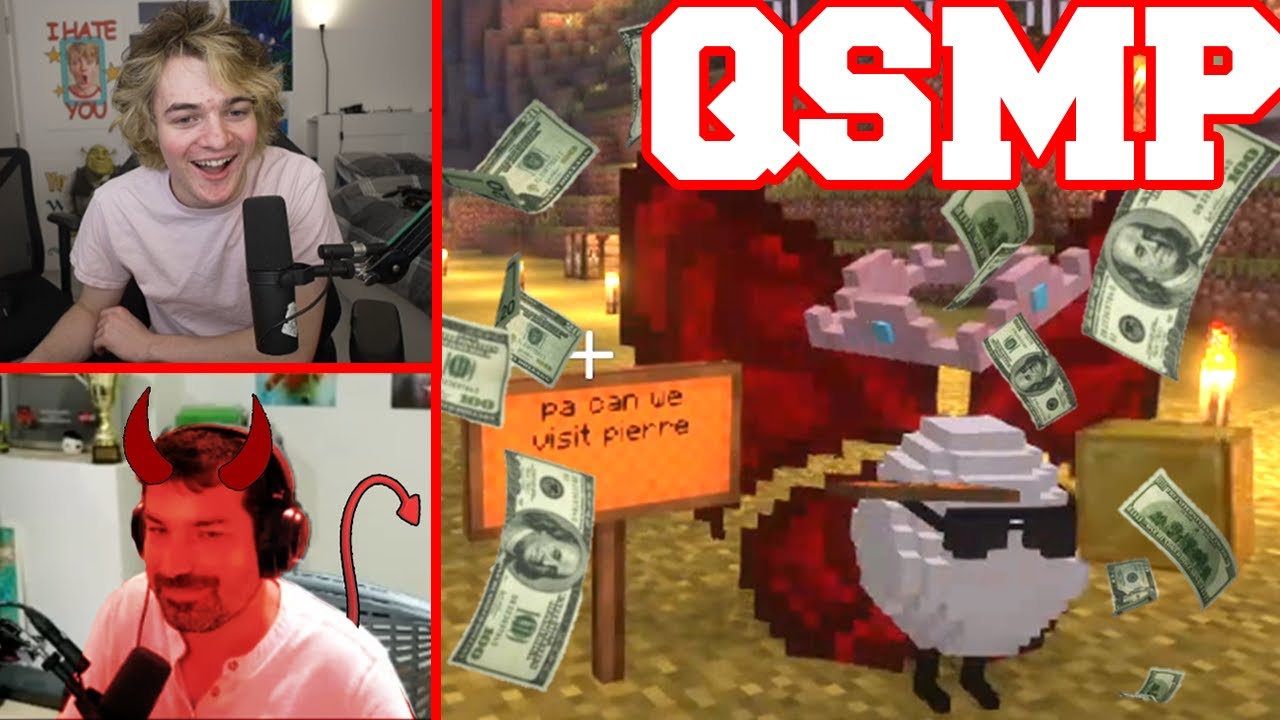 QSMP Sunny receives a gift from Aypierre, Tubbo goes crazy ( Sunny's new parent ? )