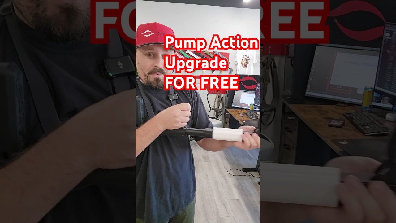 FREE Pump Action VR Gunstock Upgrade #vr
