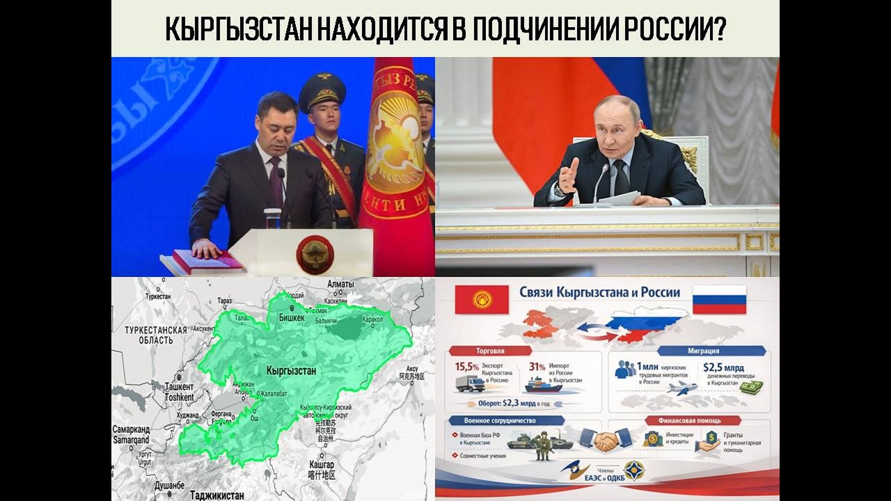 Москва выбрала Жапарова? Кыргызстан подчиняется России?