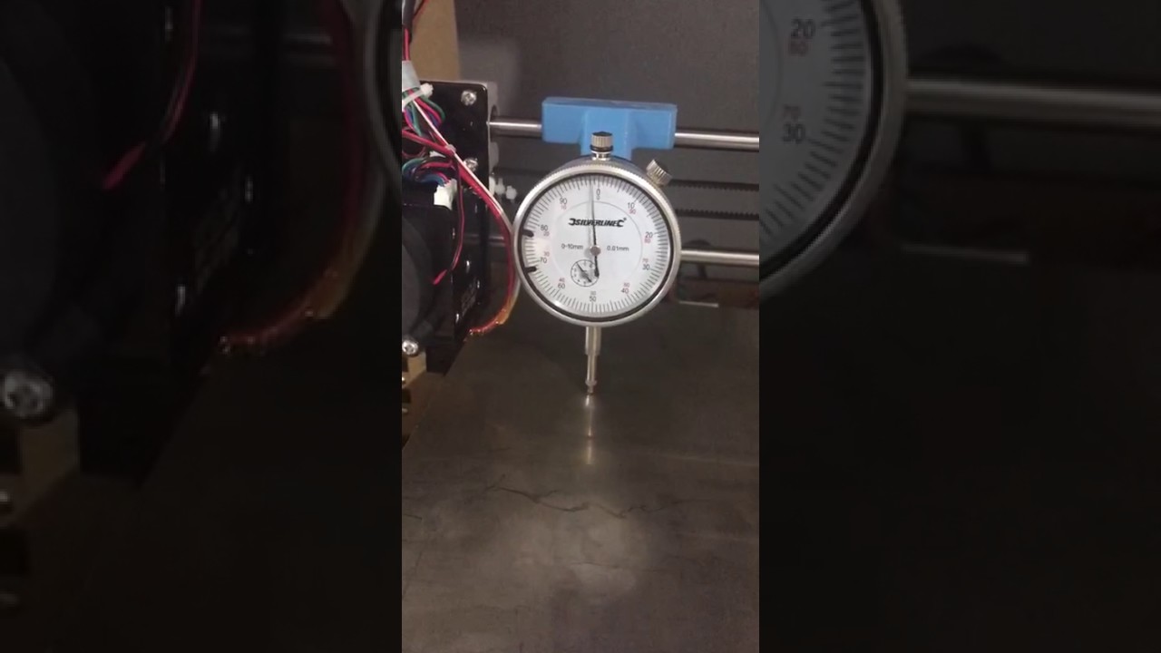 Nivelando la cama caliente AnetA8 reloj comparador