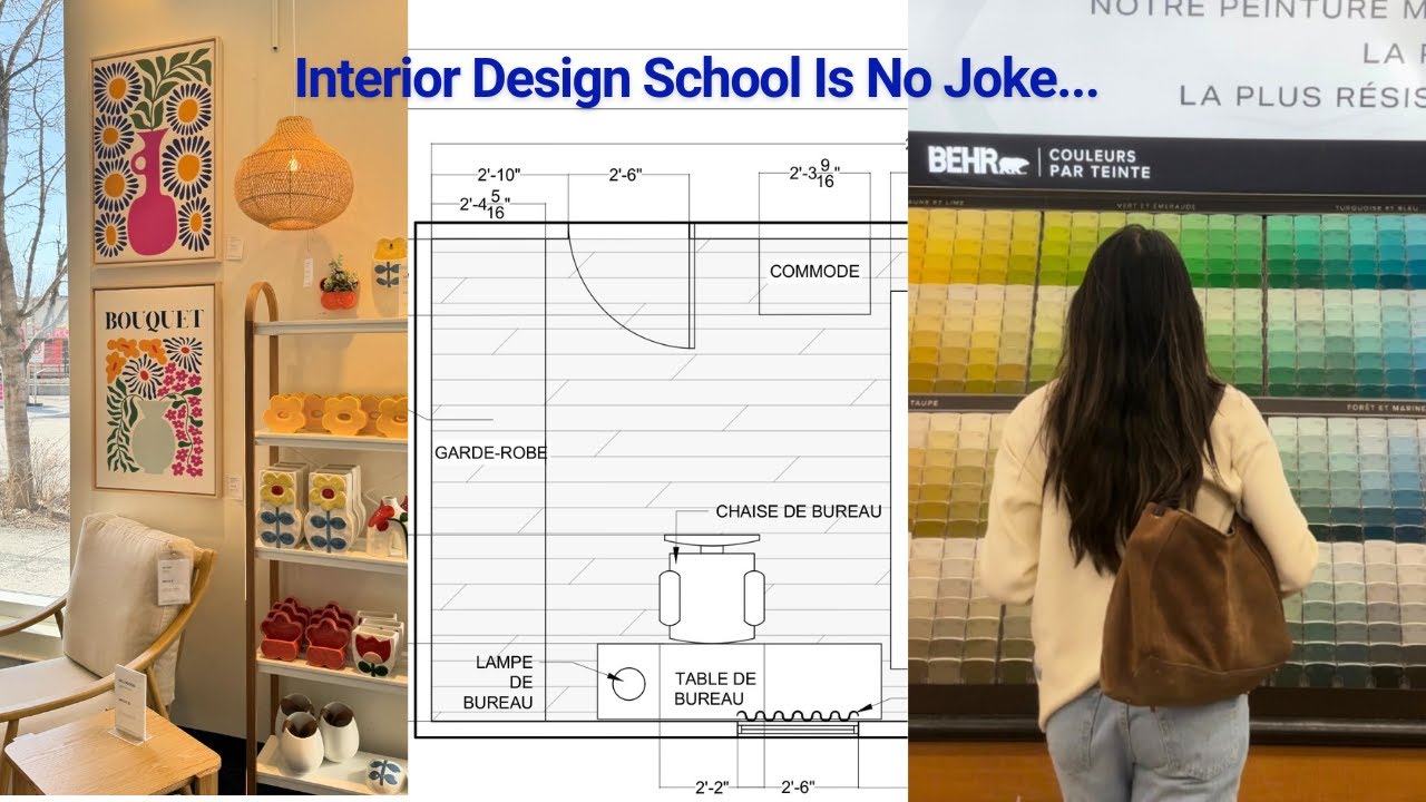 Balancing Interior Design School and a Full-Time Job | Productive Month in My Life