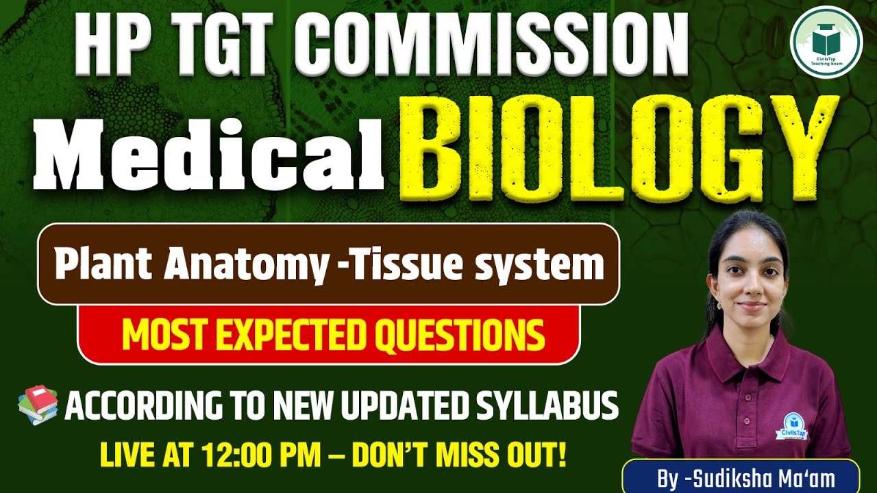 HP TGT | PGT | Teaching Exams | Biology | Most Expected Questions + PYQs | Class- 13 | CivilsTap