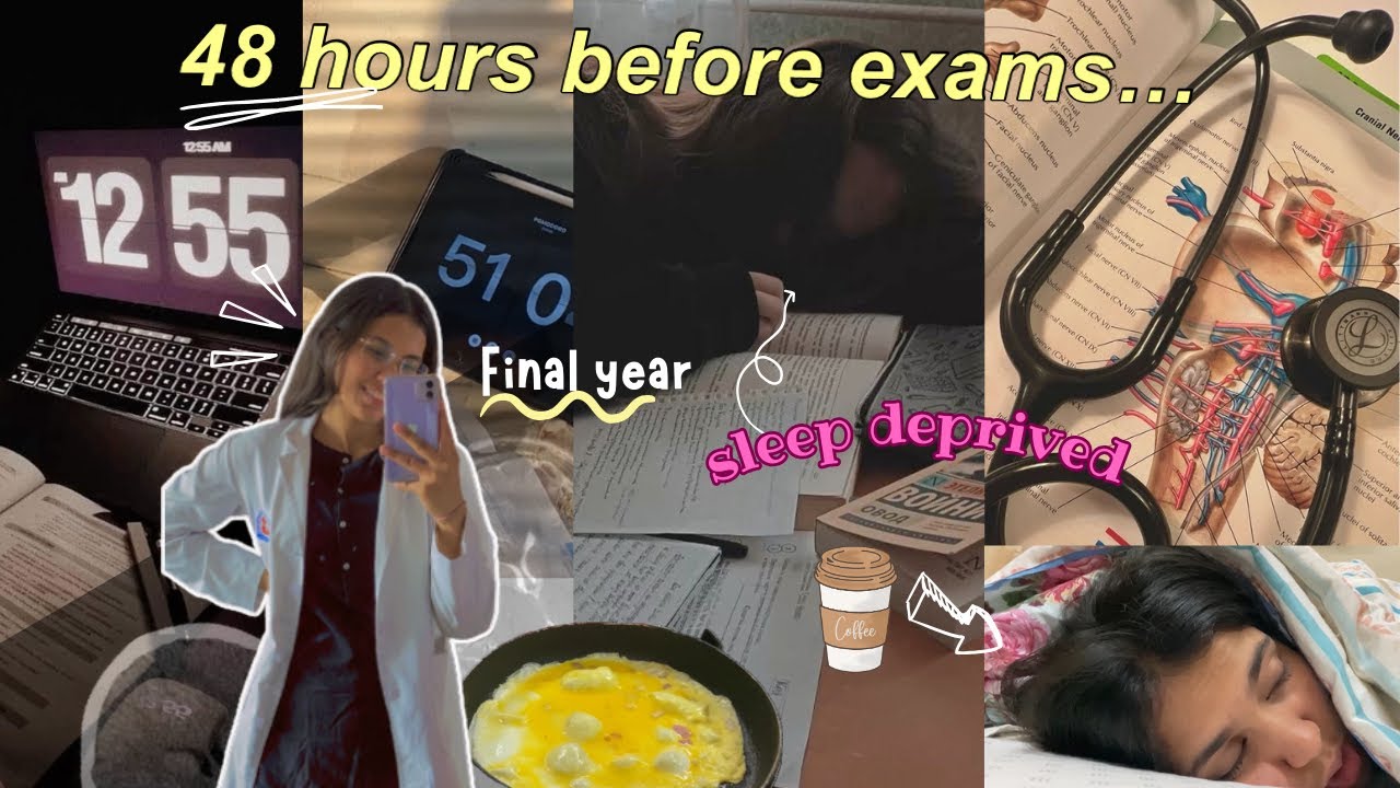 *Deadly* 48 hours before exam… 🥹🥼 #medical #exampreparation #study