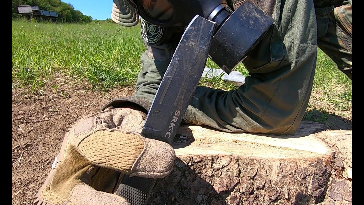 Cold Steel SRK SK5 Compact - KNIFE DESTRUCTION TEST - UNTIL IT BREAKS - STEEL: SK5 - SRK-C