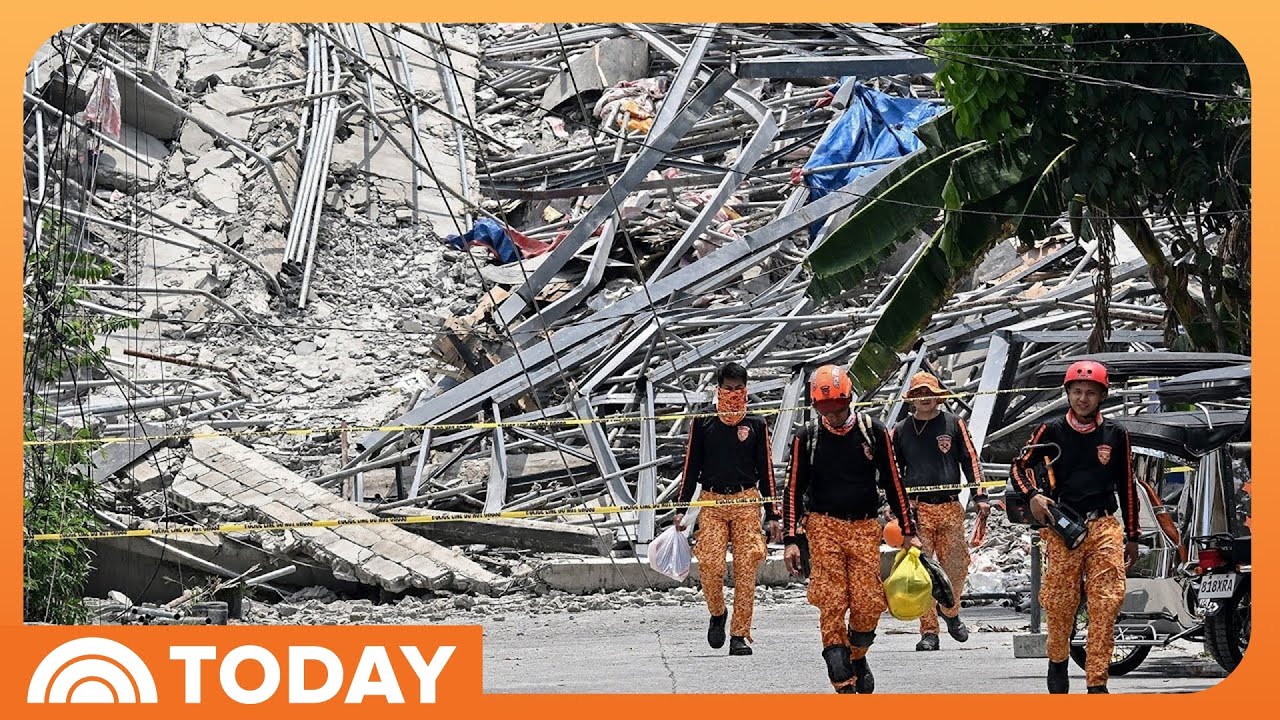 Crews Search for Survivors After Philippines Hit by 7.8 Earthquake
