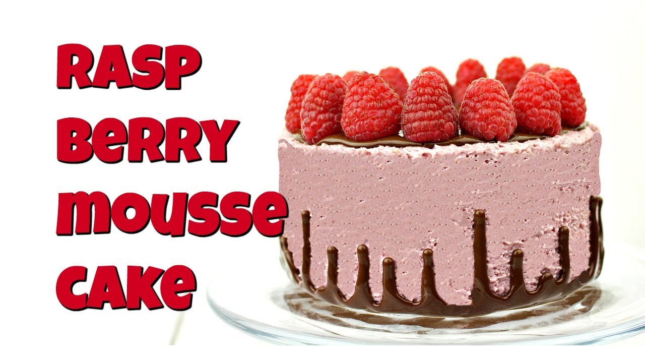 Vegan Raspberry Mousse Cake