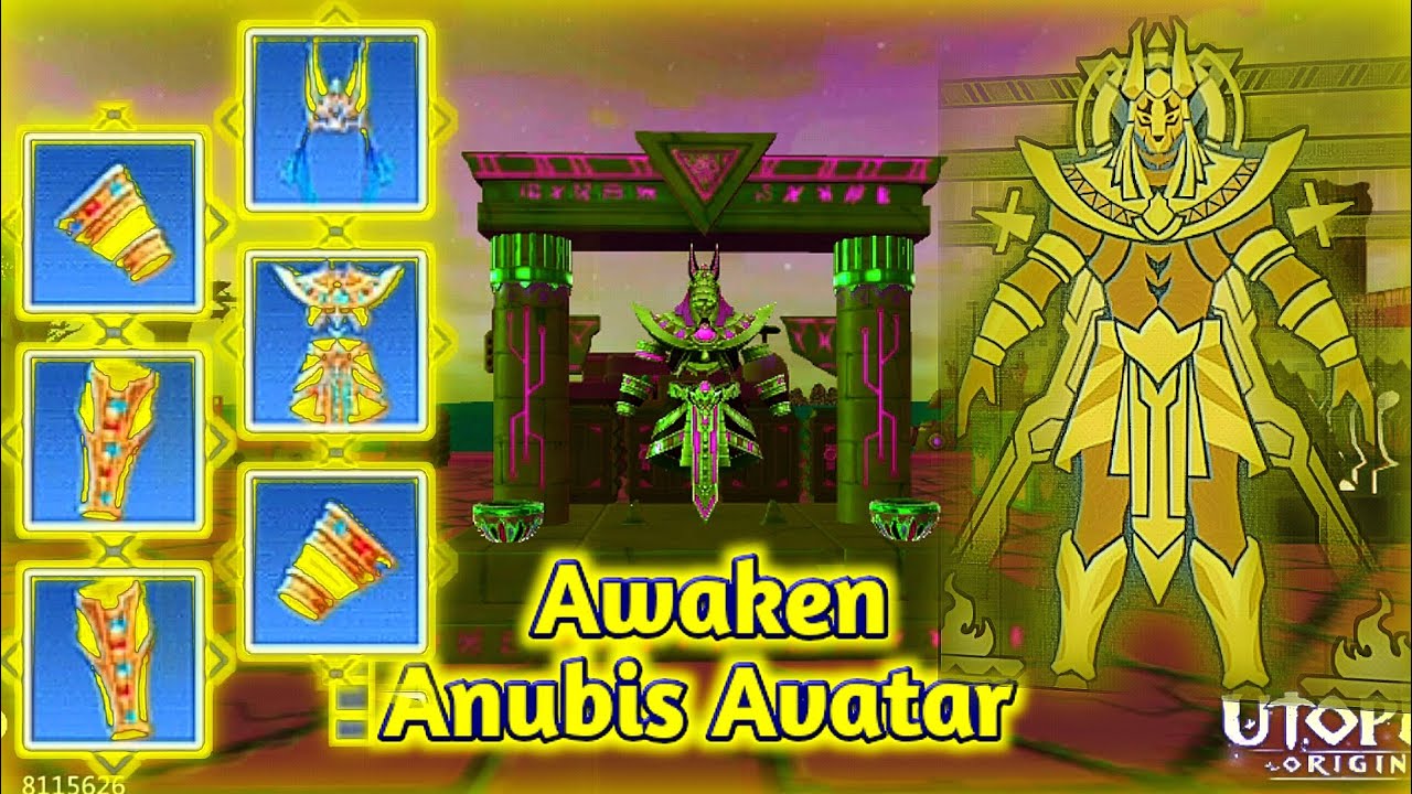 Utopia origin: How to make Anubis Avatar | plan location 😉 | @TunderWolfGaming