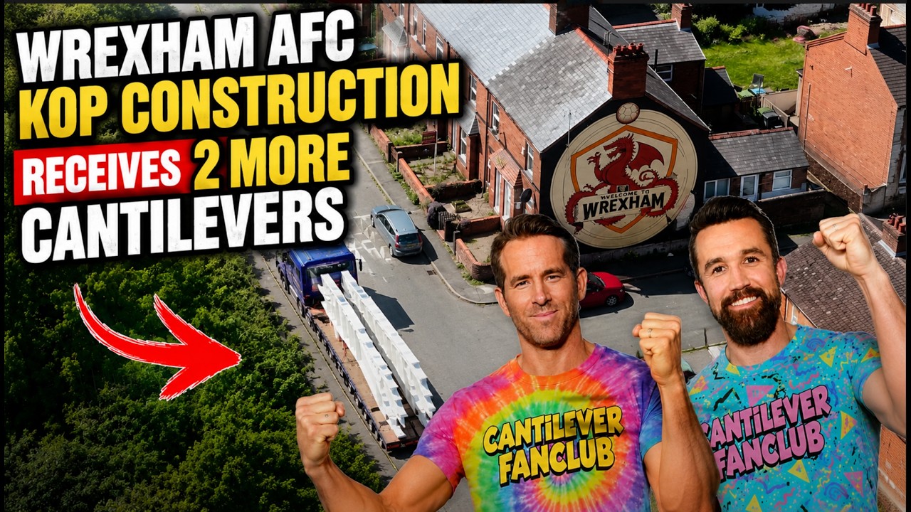 WREXHAM AFC KOP CONSTRUCTION JUNE 25TH 2026