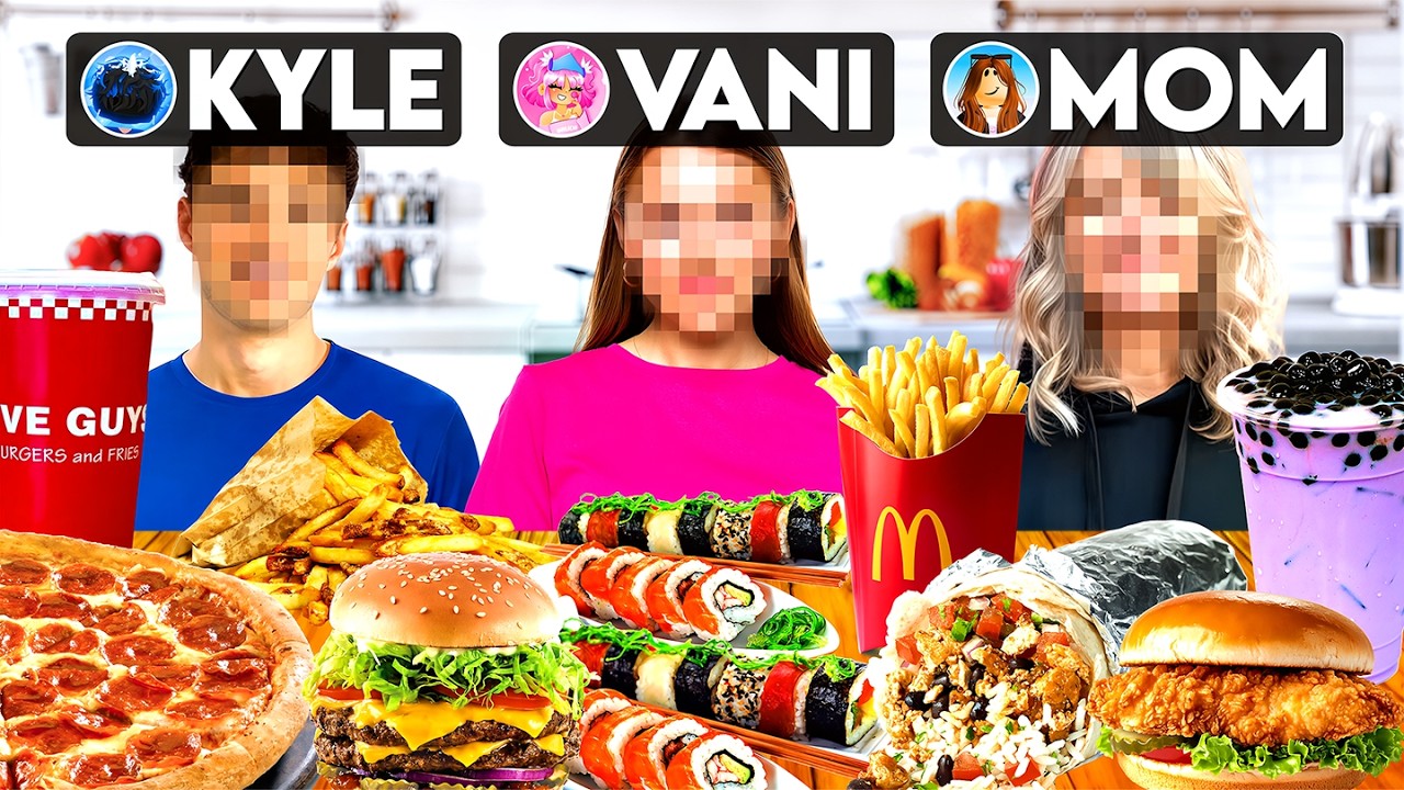 IRL MUKBANG С КАЙЛОМ И МОЕЙ МАМОЙ..