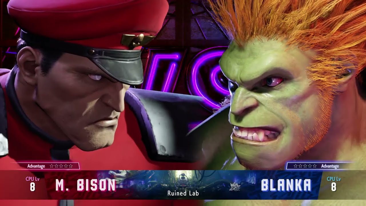 M.Bison vs Blanka