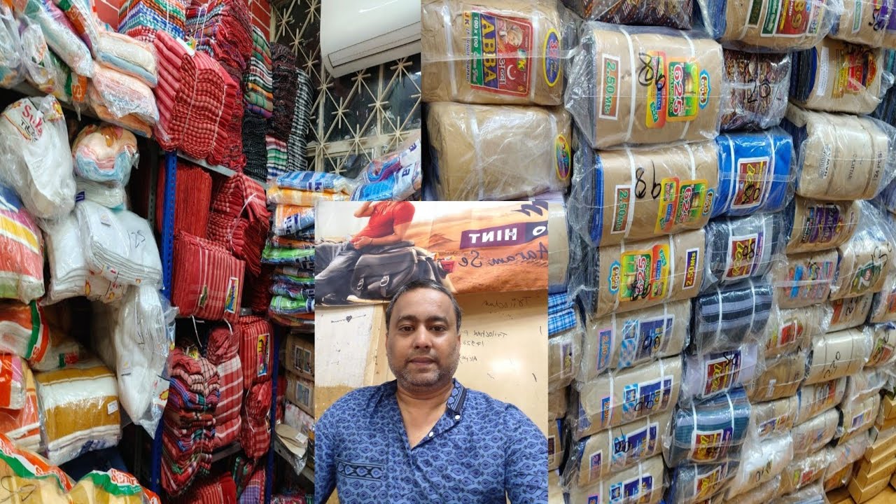 Lungi, Bedsheet, Towel wholesaler &  Manufacturers in Kolkata Barabazar