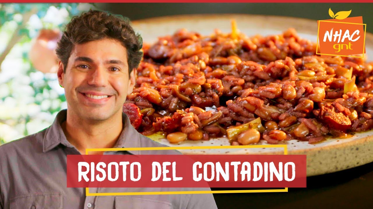 RISOTO DO CAMPONÊS: aprenda a fazer prato italiano com arroz, feijão e linguiça | Perto do Fogo