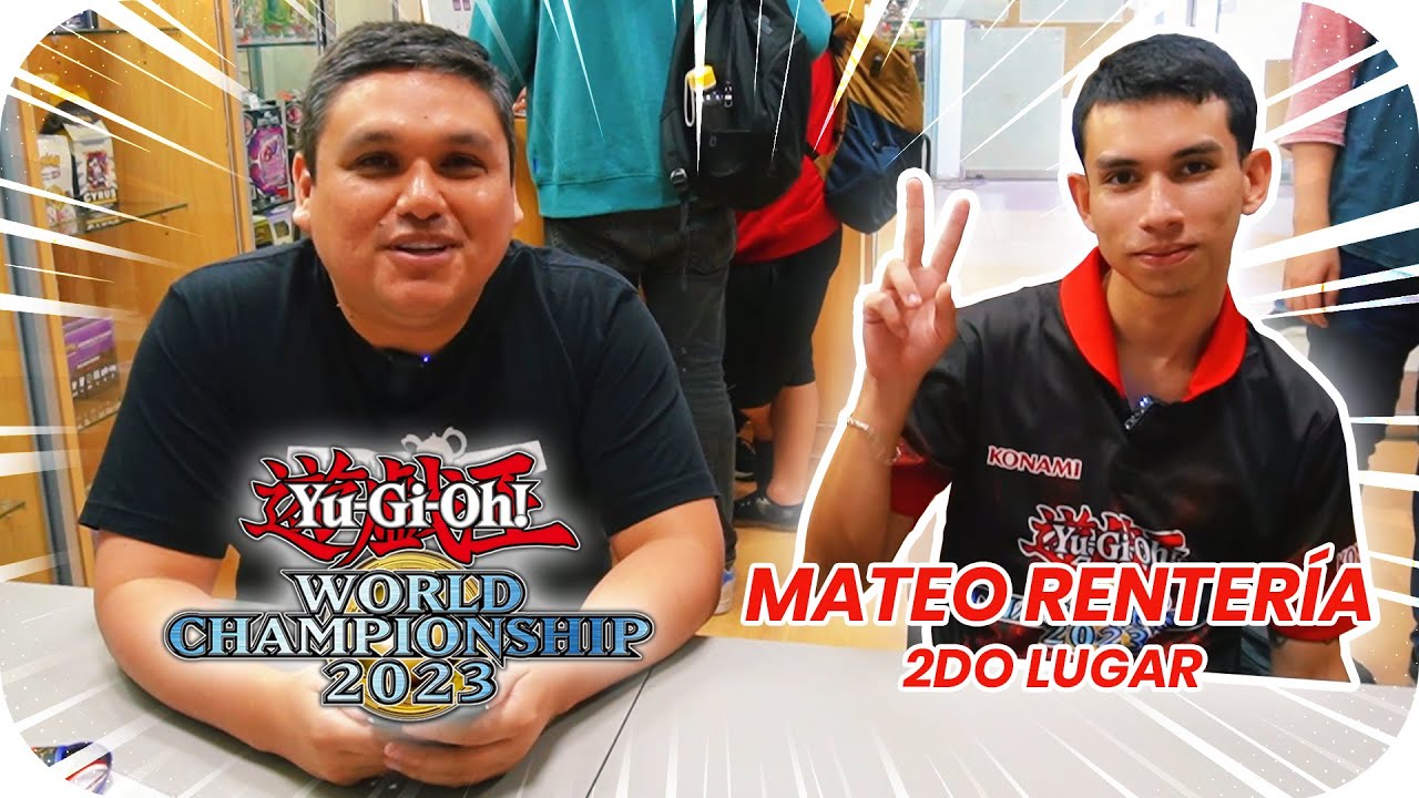 Mateo Rentería Subcampeón Mundial de Yu-Gi-Oh! 2023