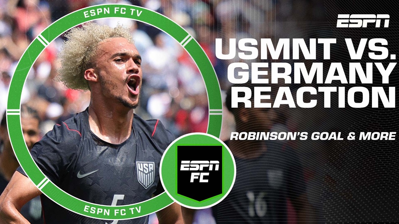 Сборная США против Германии ⚽ Реакция на НЕВЕРОЯТНЫЙ гол Антоне Робинсона 😤 | ESPN FC