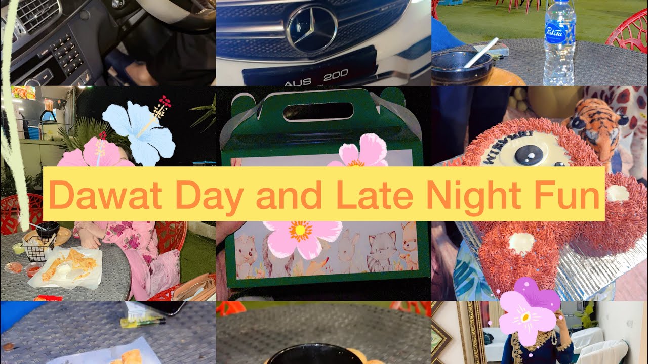 Dawat Day | NightStay | Playing Games | Burger Lab Food |