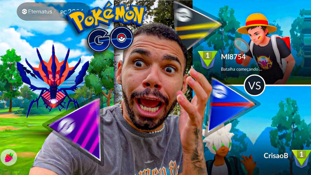 TESTEI O *ETERNATUS* NO PVP DO POKEMON GO... E O CANHÃO DYNAMAX É ASSUSTADOR!!! 😨 #eternatus