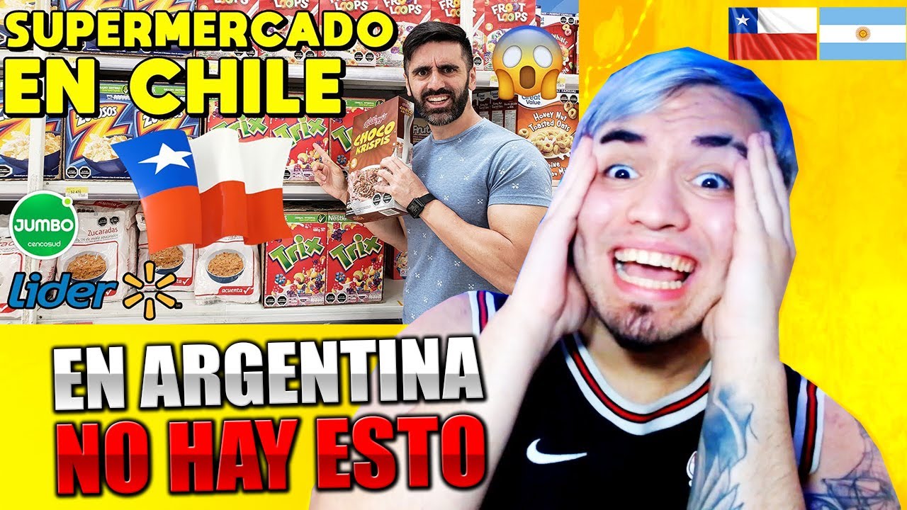 ARGENTINO reacciona a un SUPERMERCADO CHILENO 🇨🇱😱🇦🇷